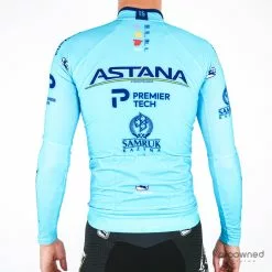 Giordana G-Shield LS Jersey - Team Astana -Korte cykeltrøjer Salg P1880381