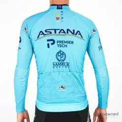 Giordana G-Shield LS Jersey - Team Astana -Korte cykeltrøjer Salg P1880392