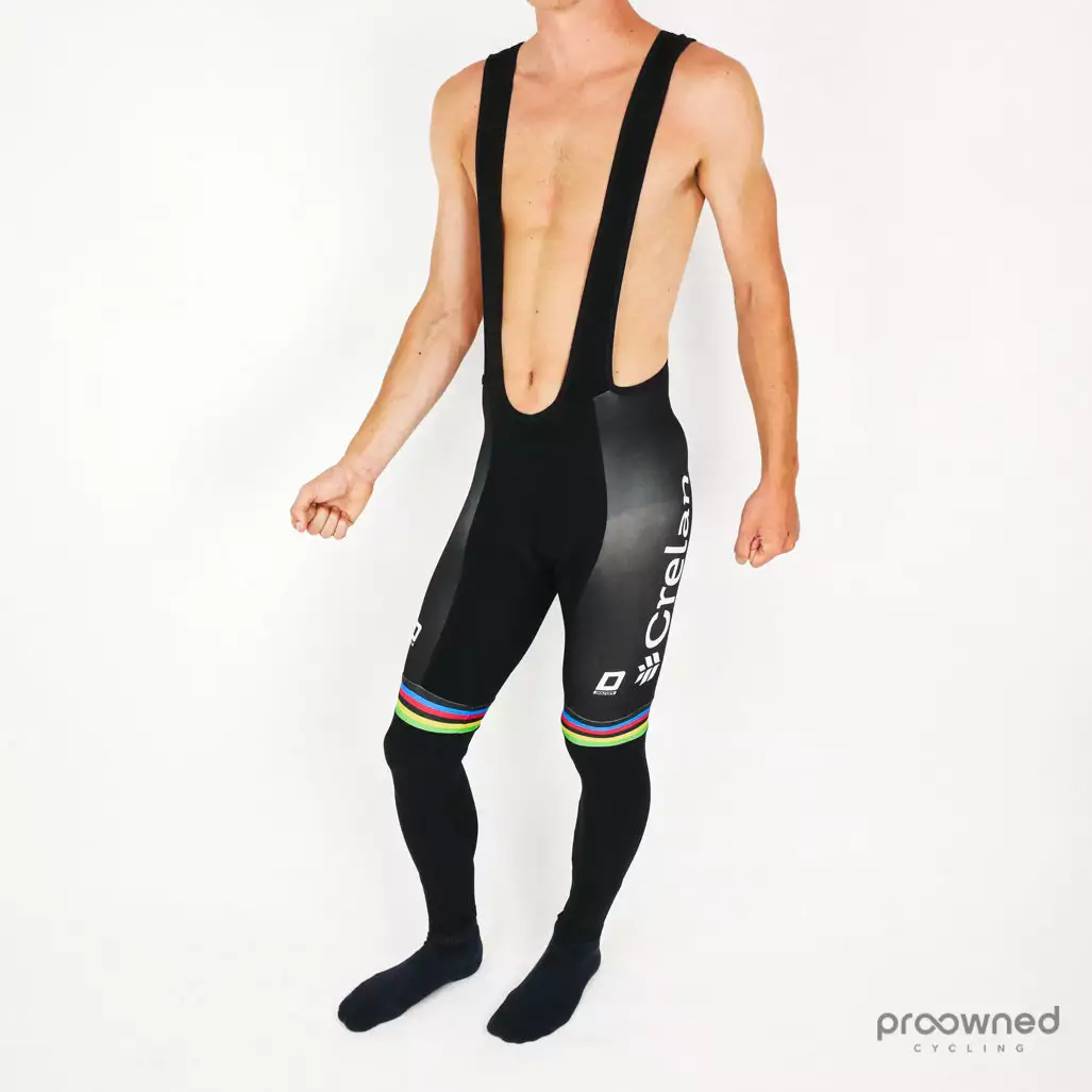 Doltcini BIB Tights - Original Wout Van Aert World Champion - Véranda Willems-Crelan 2 Doltcini BIB Tights - Original Wout Van Aert World Champion - Véranda Willems-Crelan - Billede 2