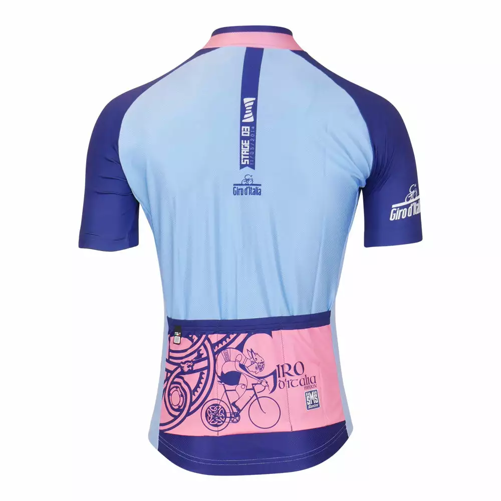 Santini Short Sleeve Jersey - Giro D'Italia Dublin - Stage 03 3 Santini Short Sleeve Jersey - Giro D'Italia Dublin - Stage 03 - Billede 3