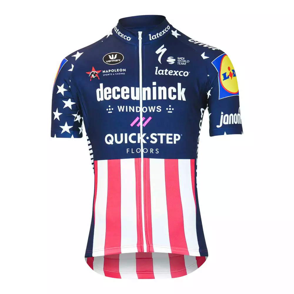 Vermarc ES.L Short Sleeve Jersey - USA Champ. - Deceuninck Quick-Step 1 Vermarc ES.L Short Sleeve Jersey - USA Champ. - Deceuninck Quick-Step