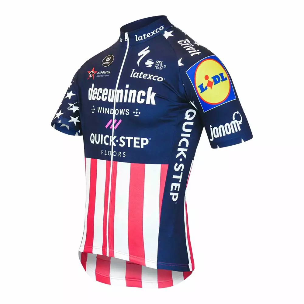 Vermarc ES.L Short Sleeve Jersey - USA Champ. - Deceuninck Quick-Step 2 Vermarc ES.L Short Sleeve Jersey - USA Champ. - Deceuninck Quick-Step - Billede 2