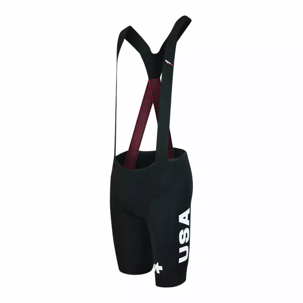 Assos Equipe RS S9 BIB Shorts - USA Cycling 2 Assos Equipe RS S9 BIB Shorts - USA Cycling - Billede 2