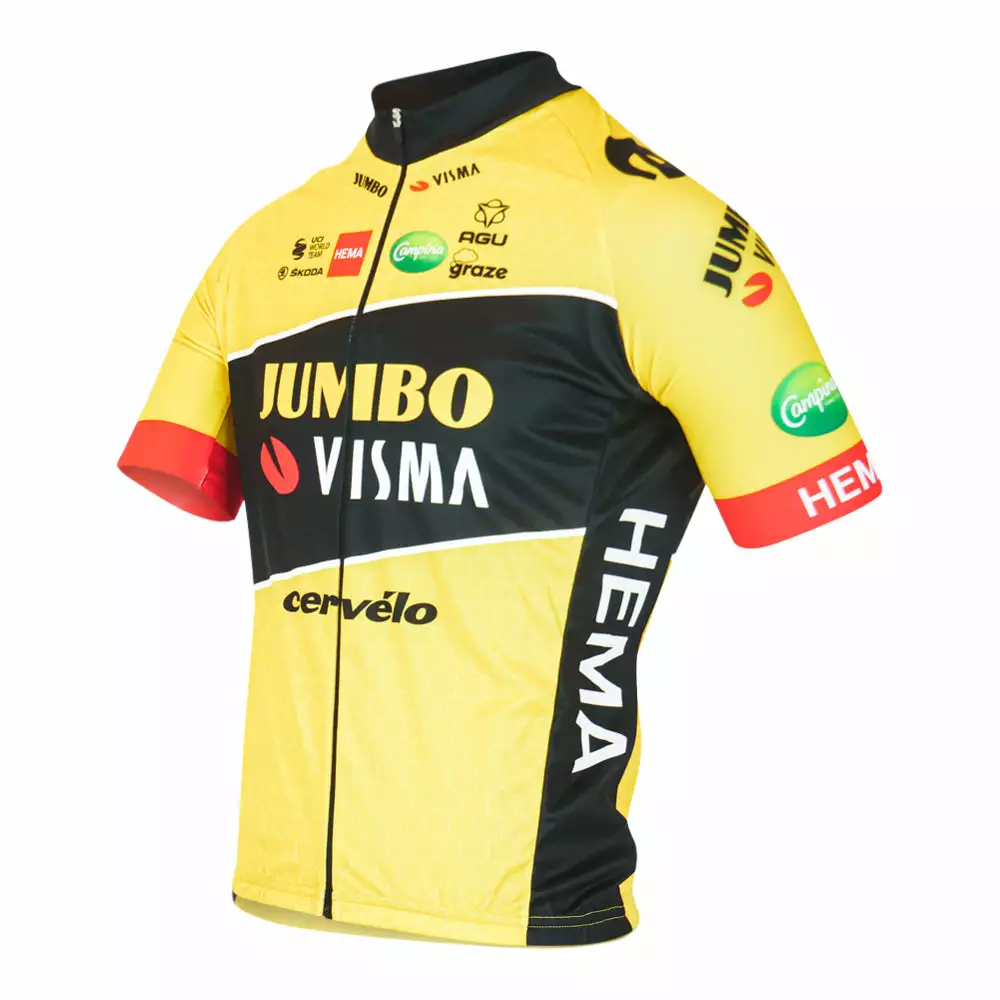 AGU Short Sleeve Jersey Replica 2022 - Jumbo-Visma 2 AGU Short Sleeve Jersey Replica 2022 - Jumbo-Visma - Billede 2