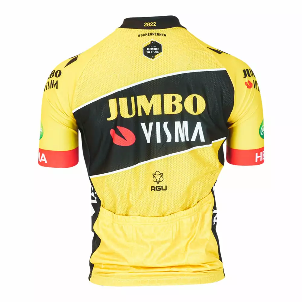 AGU Short Sleeve Jersey Replica 2022 - Jumbo-Visma 3 AGU Short Sleeve Jersey Replica 2022 - Jumbo-Visma - Billede 3