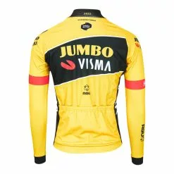 AGU Long Sleeve Jersey Replica 2022 - Jumbo-Visma 6 AGU Long Sleeve Jersey Replica 2022 - Jumbo-Visma -Korte cykeltrøjer Salg P1980562
