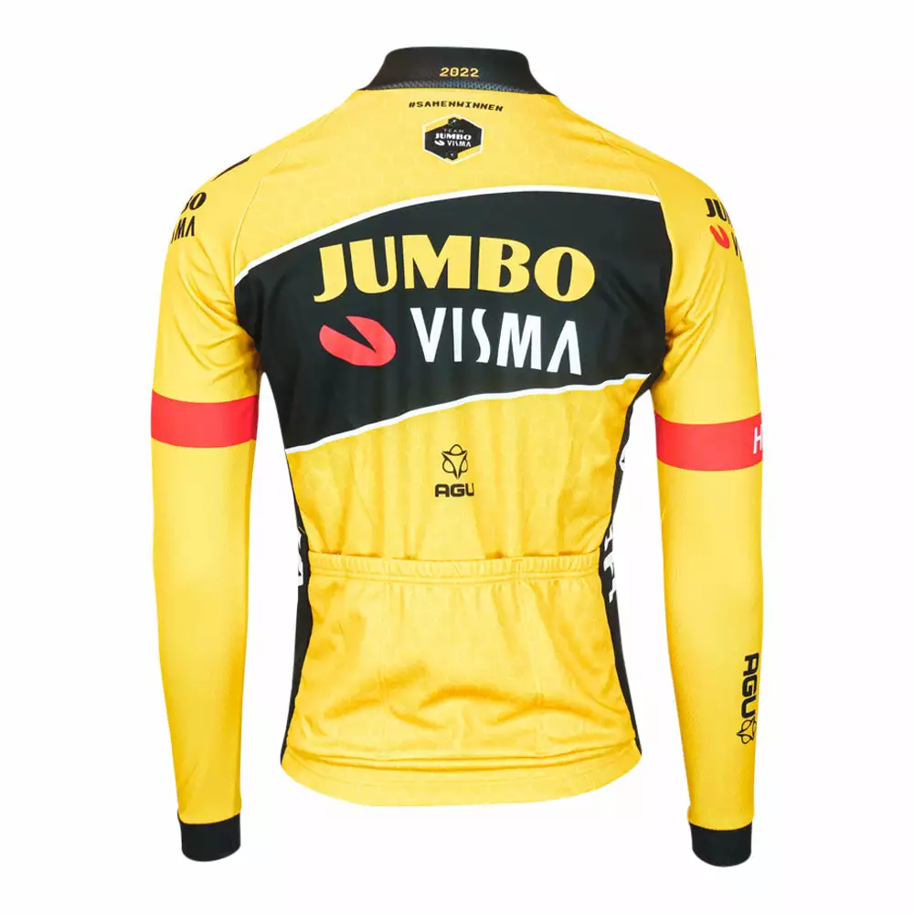 AGU Long Sleeve Jersey Replica 2022 - Jumbo-Visma 3 AGU Long Sleeve Jersey Replica 2022 - Jumbo-Visma - Billede 3