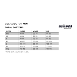 BioRacer Epic BIB Shorts - Ineos Grenadiers -Korte cykeltrøjer Salg Sizechart BioRacer MenTopandBottom