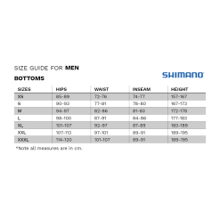 Shimano S-Phyre Flash BIB Shorts - Black -Korte cykeltrøjer Salg size guide shimano clothing bottoms men ecb42443 90bd 4def 84b9 3d9da8d17259