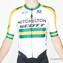 Giordana FR-C Pro Short Sleeve Jersey - Australian Champion - Mitchelton-Scott