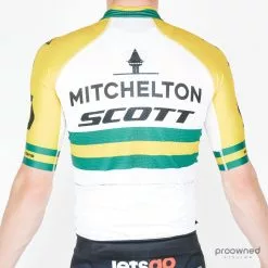 Giordana FR-C Pro Short Sleeve Jersey - Australian Champion - Mitchelton-Scott -Korte cykeltrøjer Salg thumbnail 6